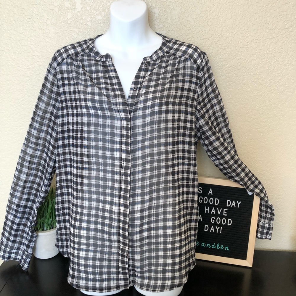 philosophy republic clothing plaid button up